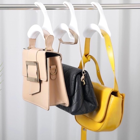 5 piece Handbag Hanger Hook Set - White - Picture 3 of 4